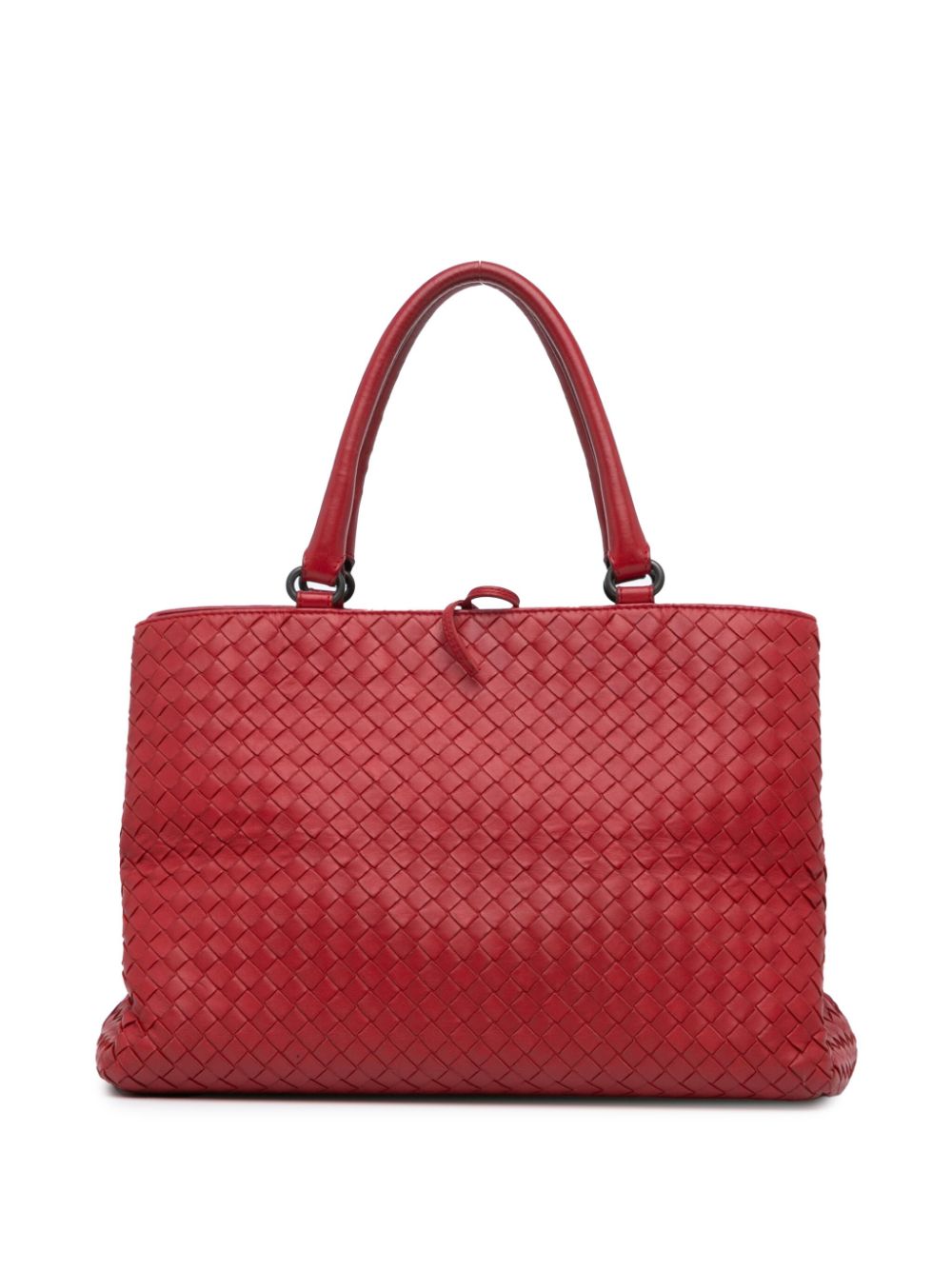 Bottega Veneta Pre-Owned 2012-2023 Intrecciato Milano tote bag - Red von Bottega Veneta Pre-Owned