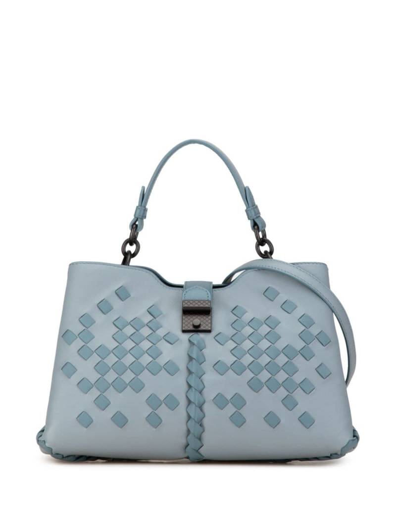 Bottega Veneta Pre-Owned 2012-2023 Intrecciato Napoli satchel - Blue von Bottega Veneta Pre-Owned