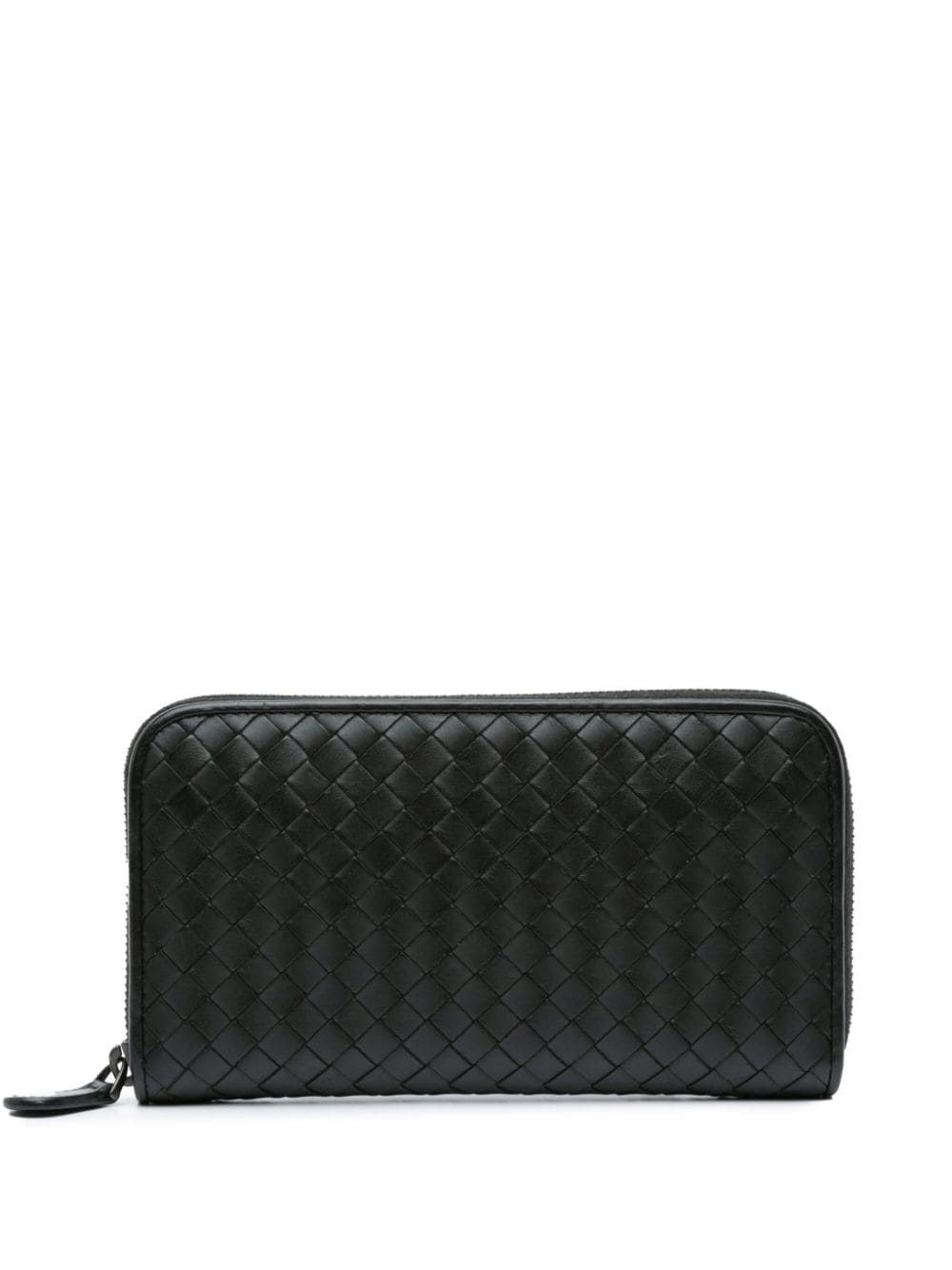 Bottega Veneta Pre-Owned 2012-2023 Intrecciato Zip Around Wallet long wallets - Black von Bottega Veneta Pre-Owned