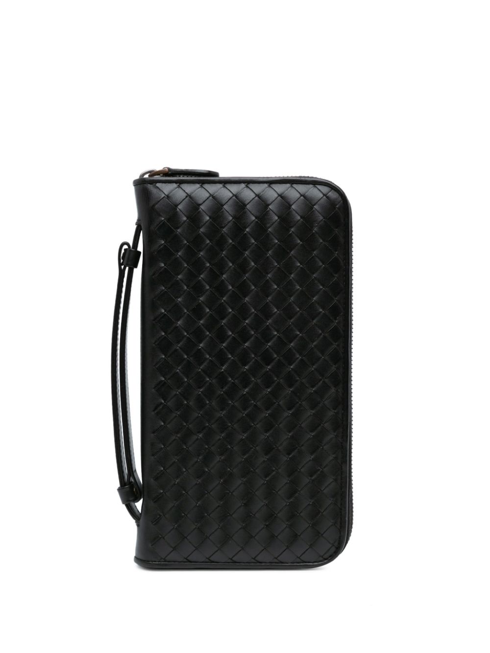 Bottega Veneta Pre-Owned 2012-2023 Intrecciato Zip Around Wallet long wallets - Black von Bottega Veneta Pre-Owned