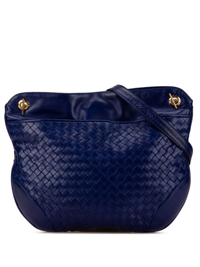 Bottega Veneta Pre-Owned 2012-2023 Intrecciato crossbody bag - Blue von Bottega Veneta Pre-Owned