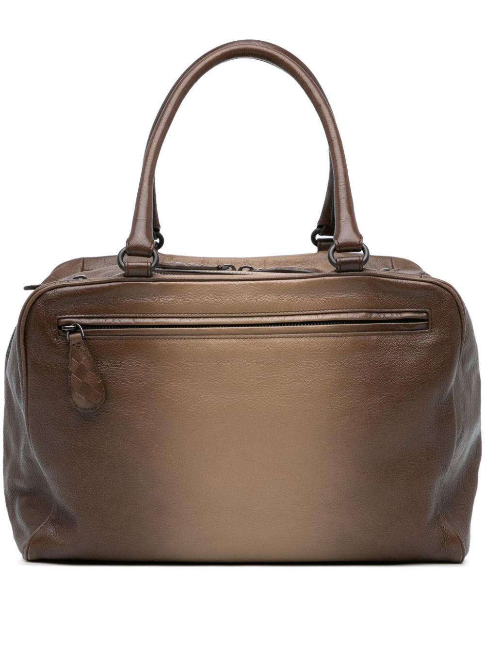 Bottega Veneta Pre-Owned 2012-2023 Madras Goatskin Sfumato Heritage Brera handbag - Brown von Bottega Veneta Pre-Owned