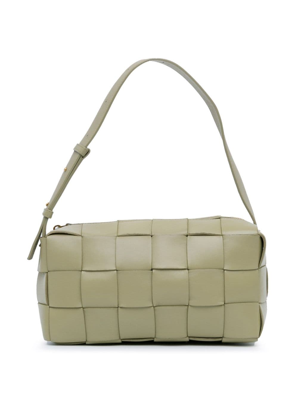 Bottega Veneta Pre-Owned 2012-2023 Medium Intrecciato Brick Cassette shoulder bag - Green von Bottega Veneta Pre-Owned