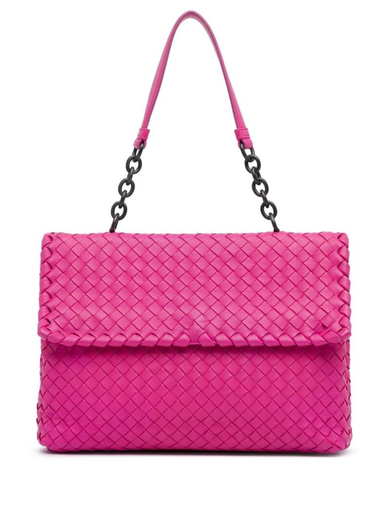 Bottega Veneta Pre-Owned 2012-2023 Medium Intrecciato Olimpia shoulder bag - Pink von Bottega Veneta Pre-Owned