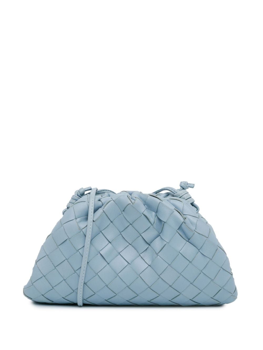 Bottega Veneta Pre-Owned 2012-2023 Mini Intrecciato The Pouch crossbody bag - Blue von Bottega Veneta Pre-Owned