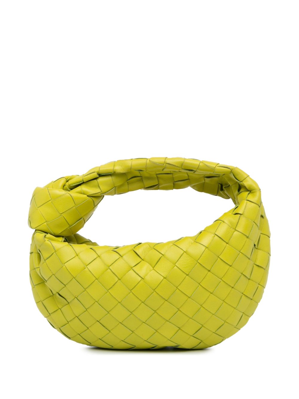 Bottega Veneta Pre-Owned 2012-2023 Mini Nappa Intrecciato Jodie handbag - Yellow von Bottega Veneta Pre-Owned