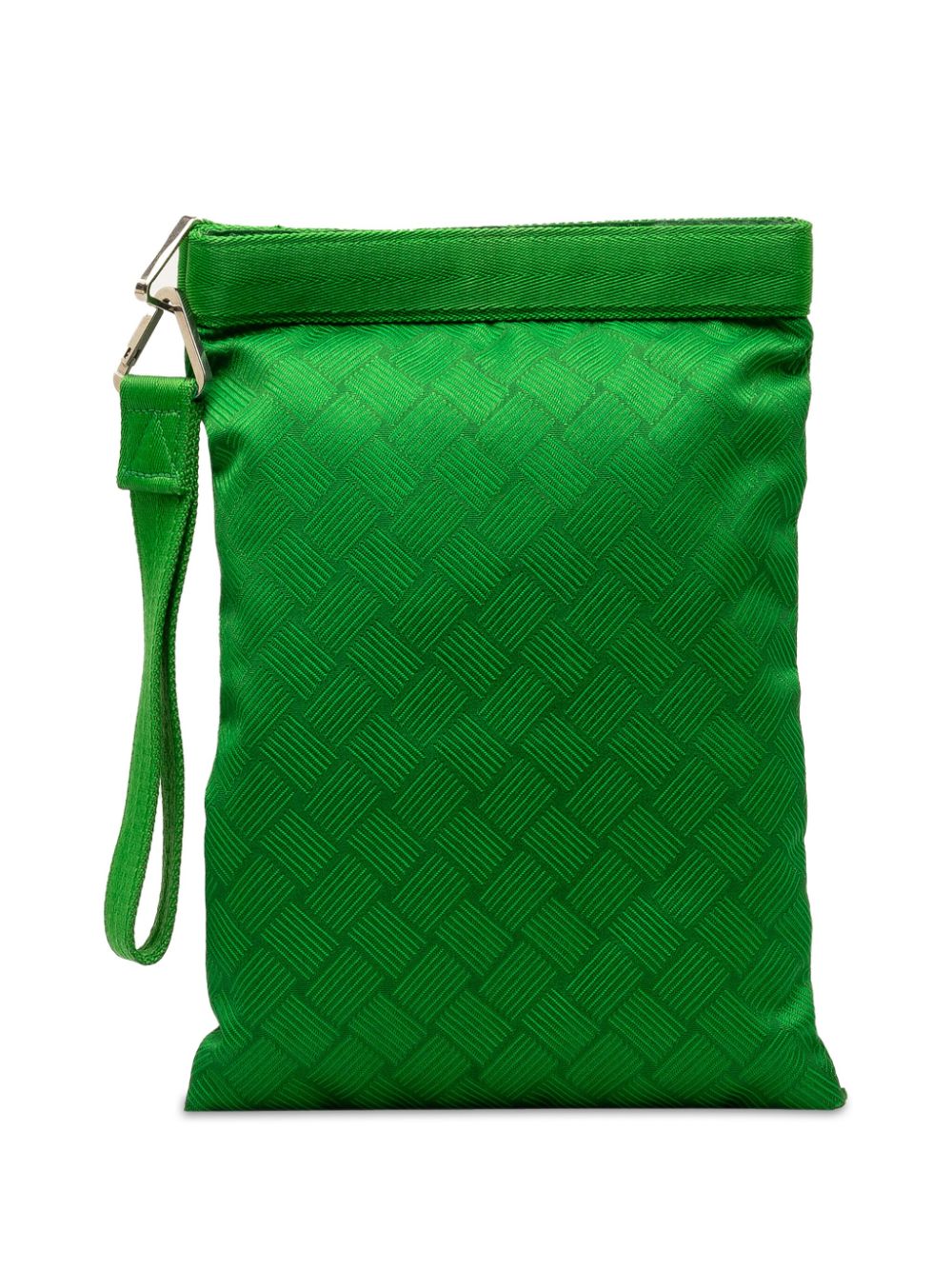 Bottega Veneta Pre-Owned 2012-2023 Nylon Wrist pouch - Green von Bottega Veneta Pre-Owned