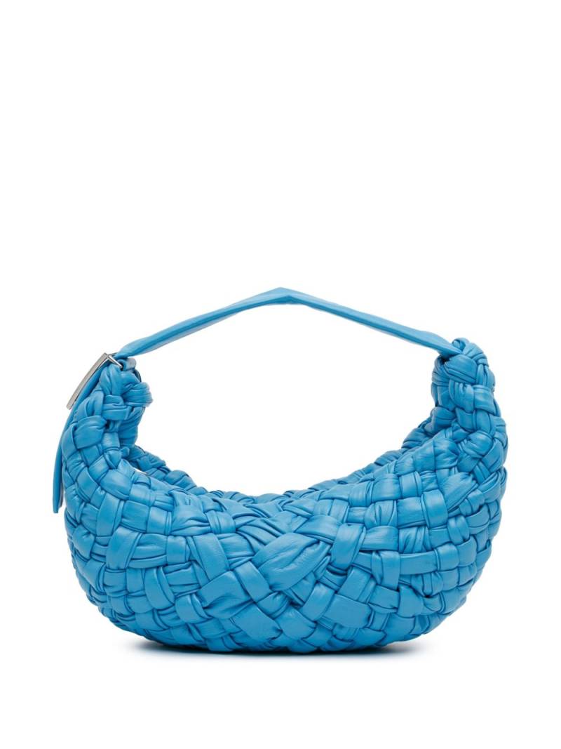 Bottega Veneta Pre-Owned 2012-2023 Paper Calfskin Intrecciato Banana hobo bag - Blue von Bottega Veneta Pre-Owned