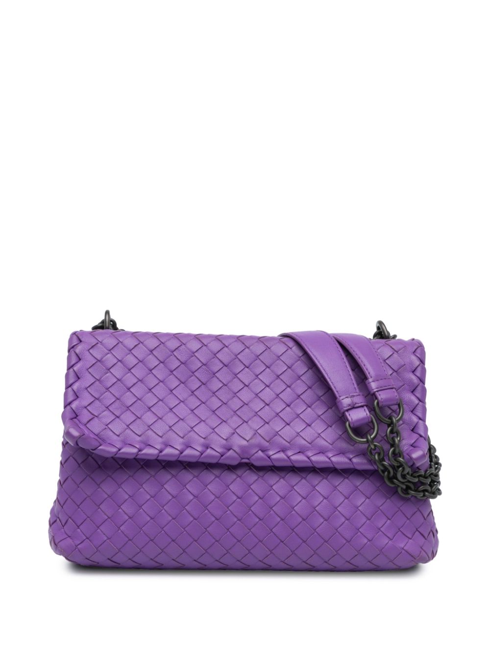 Bottega Veneta Pre-Owned 2012-2023 Small Intrecciato Olimpia shoulder bag - Purple von Bottega Veneta Pre-Owned