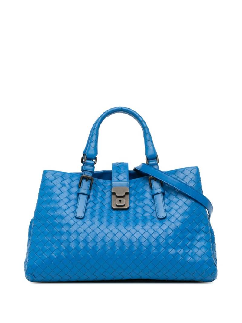 Bottega Veneta Pre-Owned 2012-2023 Small Intrecciato Roma satchel - Blue von Bottega Veneta Pre-Owned