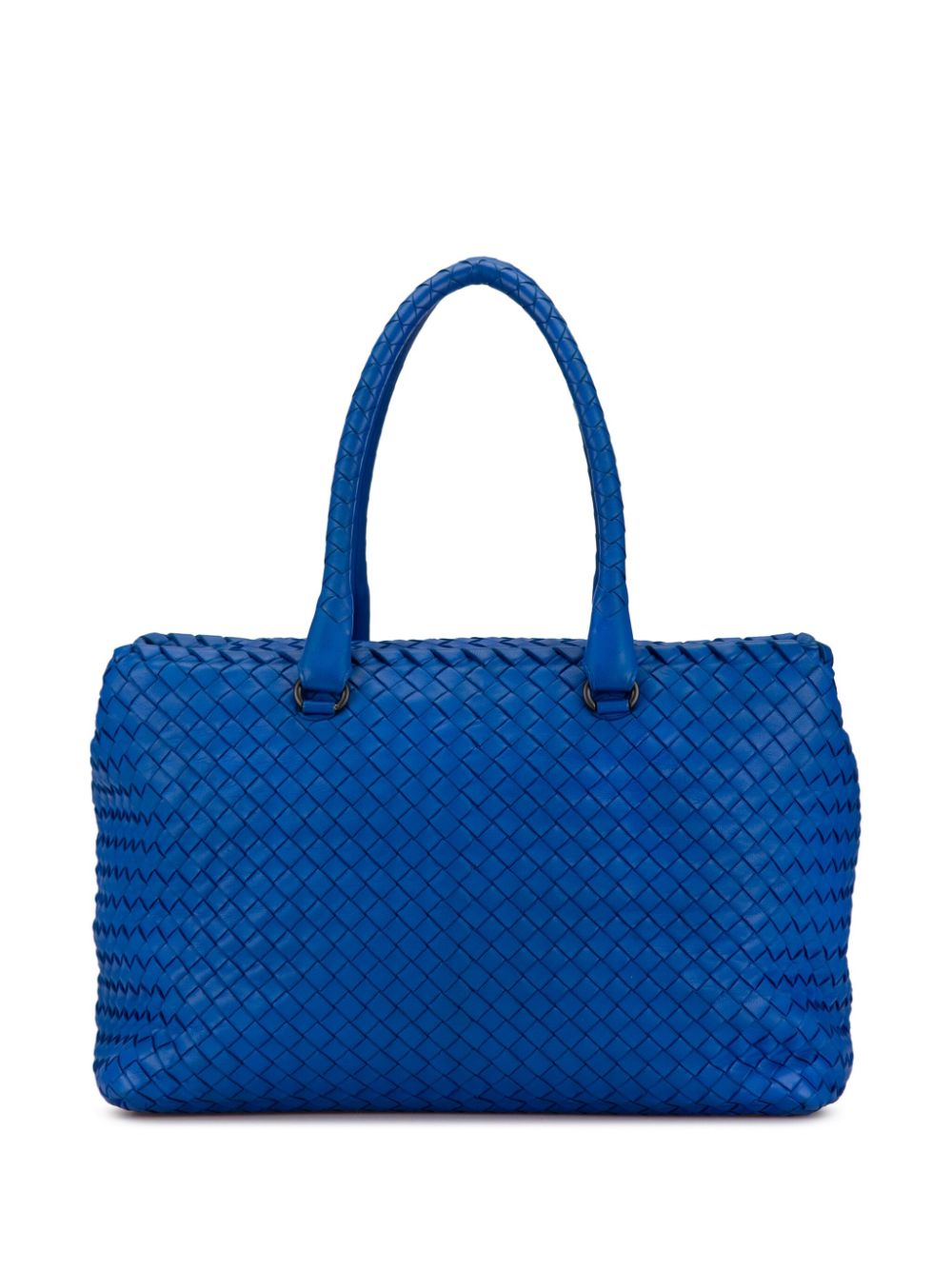 Bottega Veneta Pre-Owned 2012-2024 Intrecciato Brick tote bag - Blue von Bottega Veneta Pre-Owned