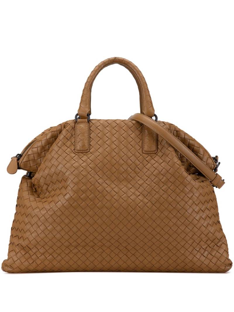 Bottega Veneta Pre-Owned 2012-2024 Maxi Intrecciato Convertible Tote satchel - Brown von Bottega Veneta Pre-Owned