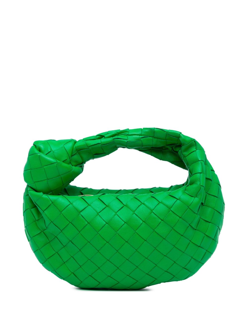 Bottega Veneta Pre-Owned 2012-2024 Mini Nappa Intrecciato Jodie hobo bag - Green von Bottega Veneta Pre-Owned