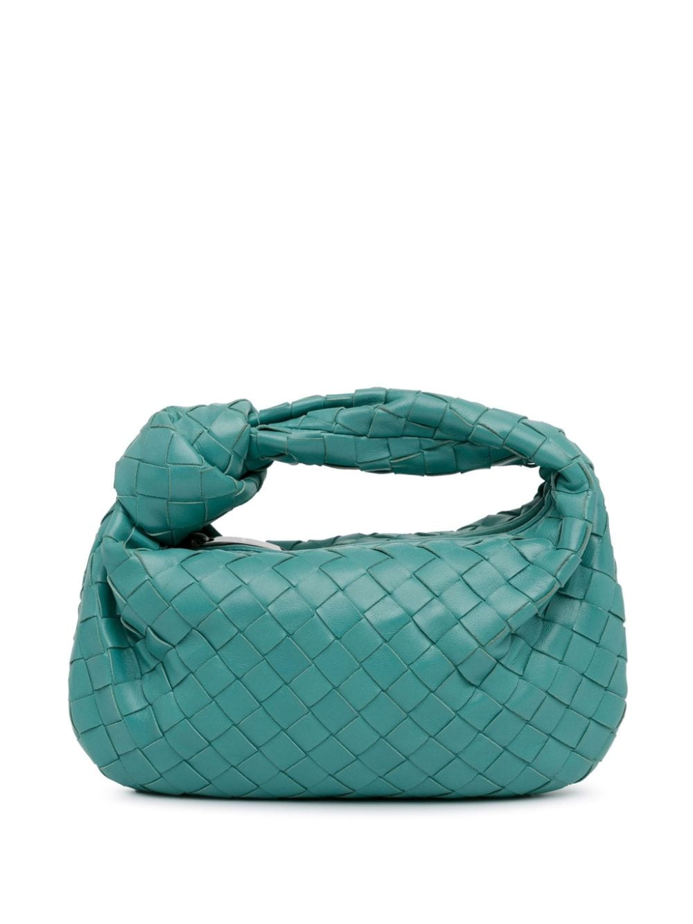 Bottega Veneta Pre-Owned 2020-2023 Mini Intrecciato Jodie handbag - Blue von Bottega Veneta Pre-Owned