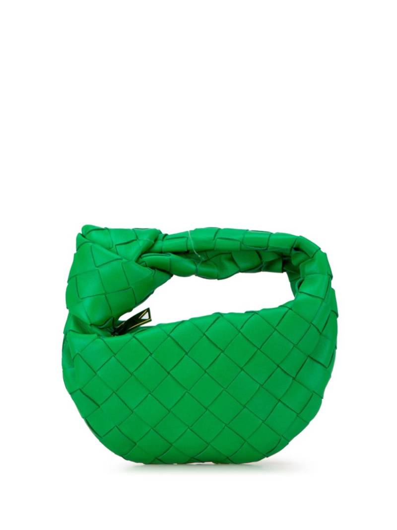 Bottega Veneta Pre-Owned 2020 Candy Nappa Intrecciato Jodie handbag - Green von Bottega Veneta Pre-Owned