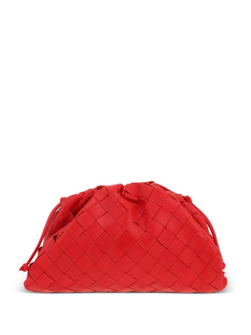 Bottega Veneta Pre-Owned Intrecciato Pouch shoulder bag - Red von Bottega Veneta Pre-Owned