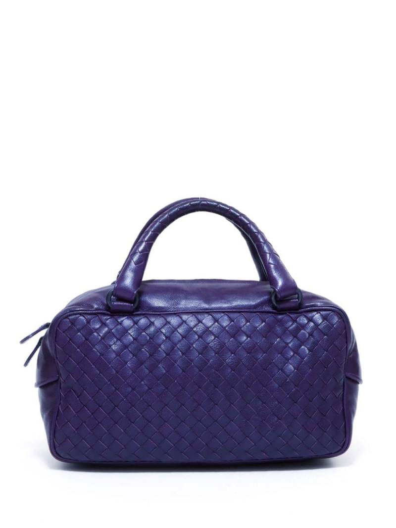 Bottega Veneta Pre-Owned Intrecciato leather handbag - Purple von Bottega Veneta Pre-Owned