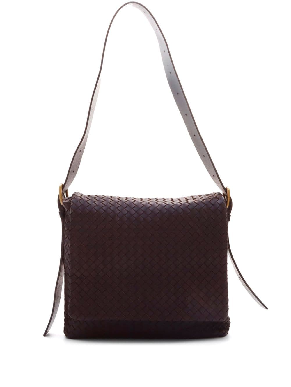 Bottega Veneta Pre-Owned Intrecciato leather shoulder bag - Brown von Bottega Veneta Pre-Owned