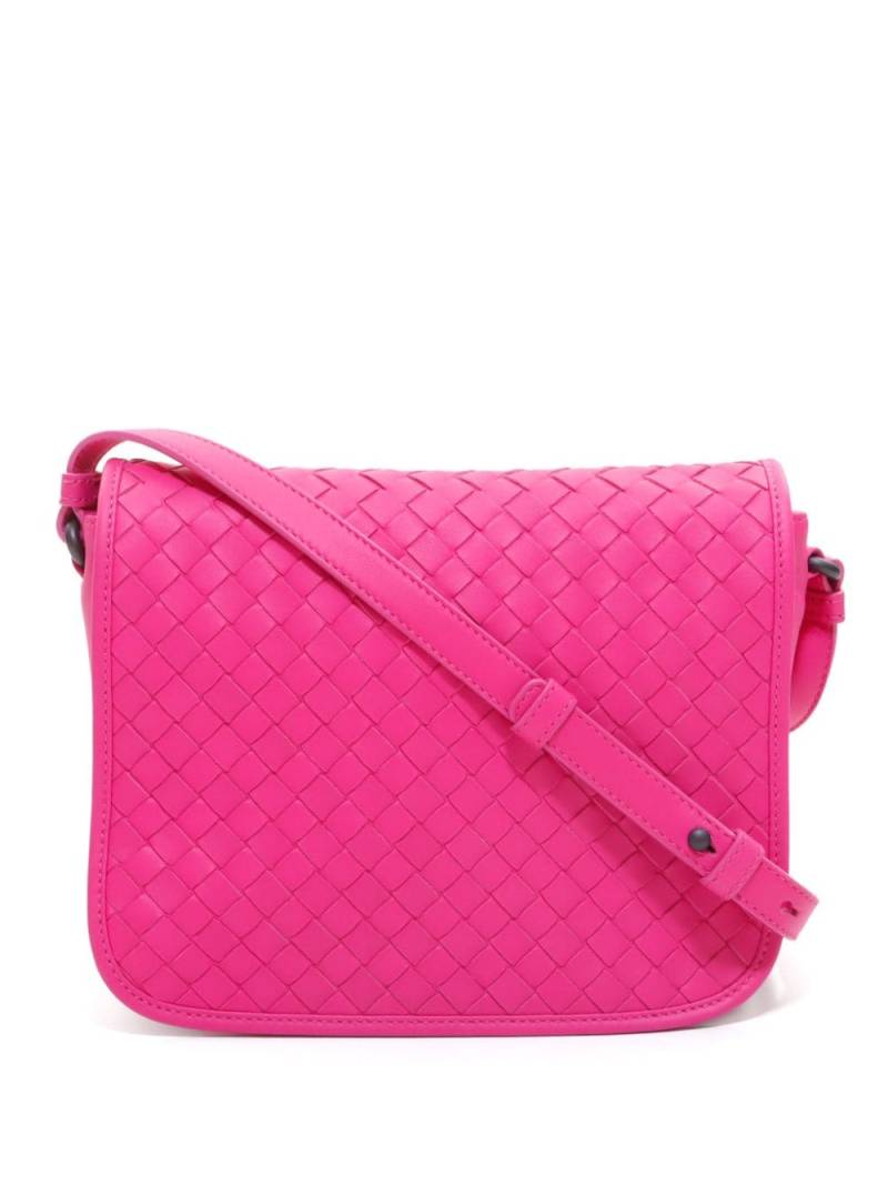 Bottega Veneta Pre-Owned Intrecciato leather shoulder bag - Pink von Bottega Veneta Pre-Owned