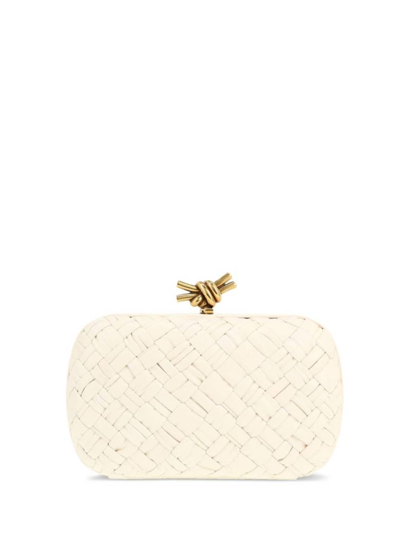 Bottega Veneta Pre-Owned Knot clutch bag - White von Bottega Veneta Pre-Owned