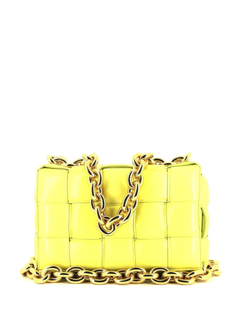 Bottega Veneta Pre-Owned The Chain Cassette shoulder bag - Yellow von Bottega Veneta Pre-Owned