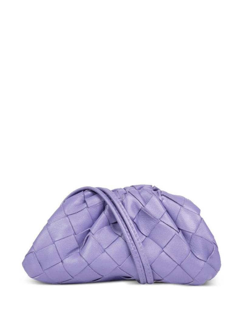 Bottega Veneta Pre-Owned The Pouch 20 Intrecciato crossbody bag - Purple von Bottega Veneta Pre-Owned