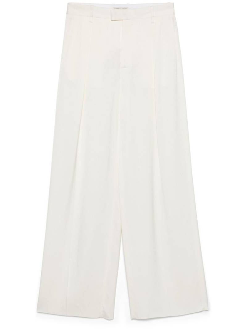 Bottega Veneta Pre-Owned silk trousers - Neutrals von Bottega Veneta Pre-Owned