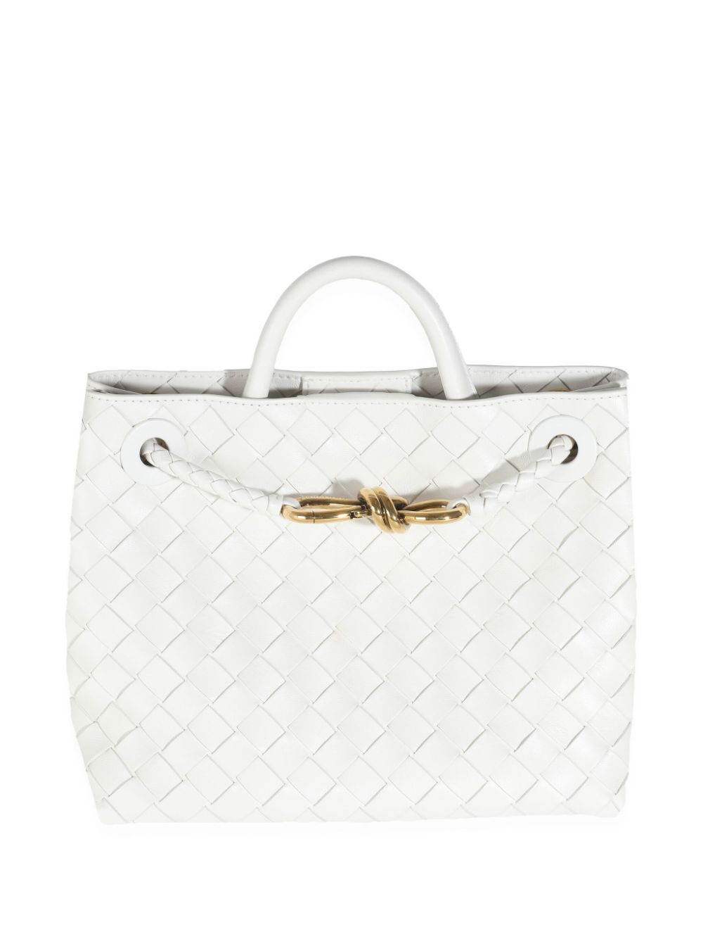 Bottega Veneta Pre-Owned small Andiamo tote bag - White von Bottega Veneta Pre-Owned