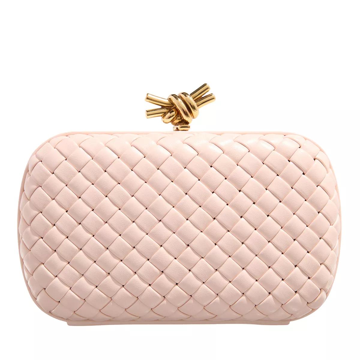 Bottega Veneta Handtasche - Knot Minaudiere Clutch - Gr. unisize - in Rosa - für Damen von Bottega Veneta