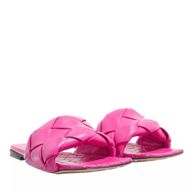 Bottega Veneta Loafer - Lido Flat Sandals Intrecciato - Gr. 39 (EU) - in Rosa - für Damen von Bottega Veneta