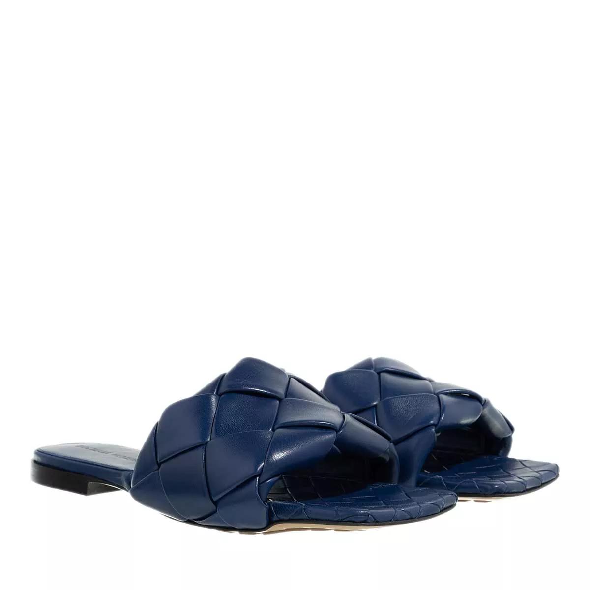 Bottega Veneta Loafers & Ballerinas - Lido Intrecciato Flat Sandals - Gr. 36 (EU) - in Blau - für Damen von Bottega Veneta