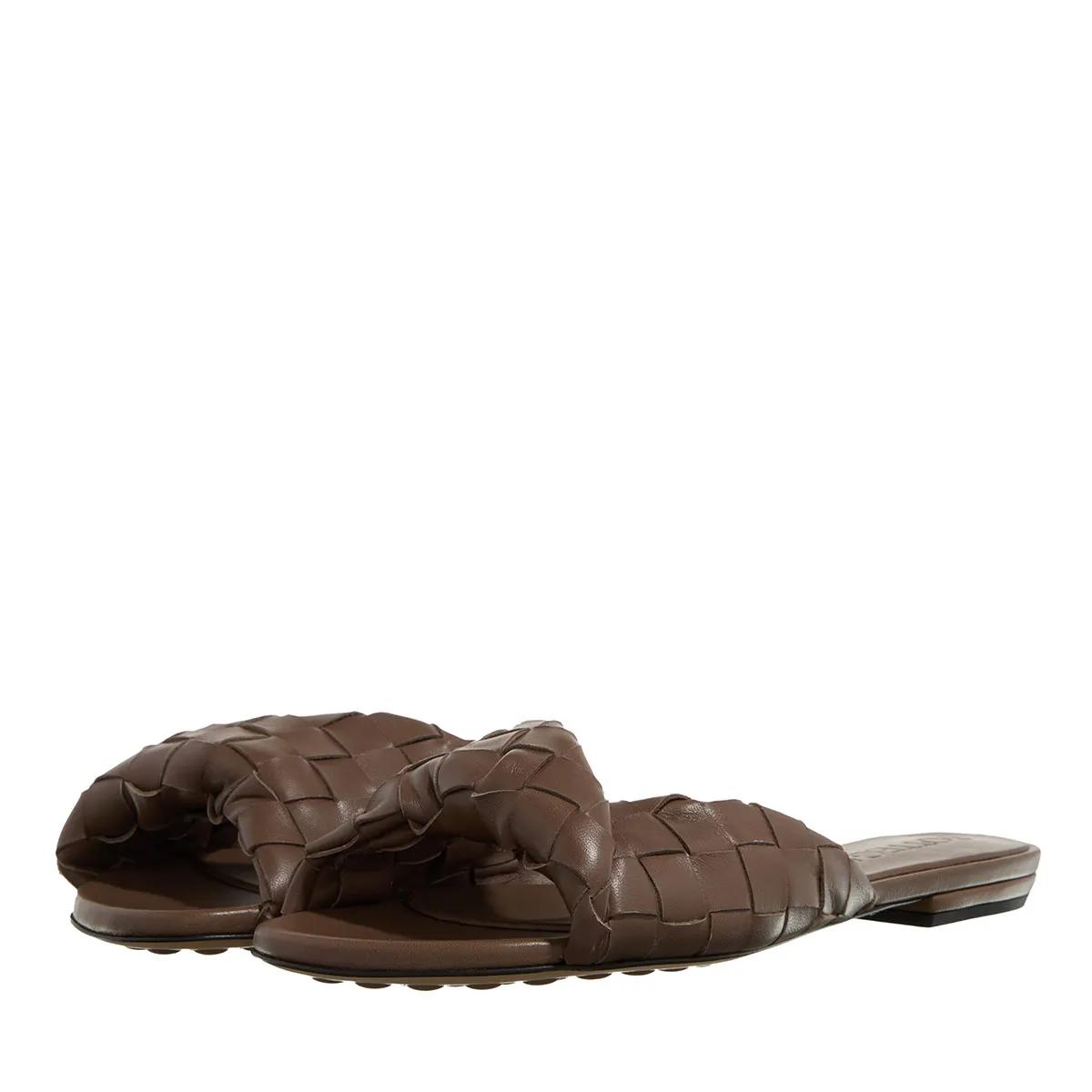 Bottega Veneta Sandalen - Blink Flat Sandal - Gr. 38 (EU) - in Braun - für Damen von Bottega Veneta