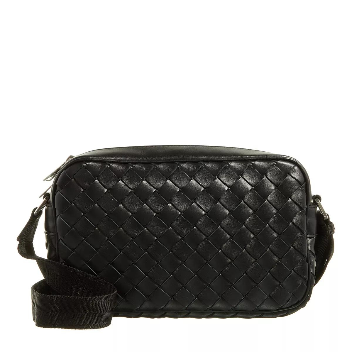 Bottega Veneta Schultertasche - Intrecciato Cassette Shoulder Bag - Gr. unisize - in Schwarz - für Damen von Bottega Veneta