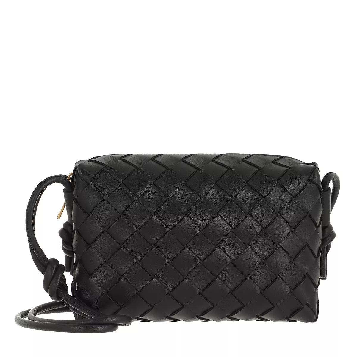 Bottega Veneta Schultertasche - Loop Crossbody Bag Leather - Gr. unisize - in Schwarz - für Damen von Bottega Veneta