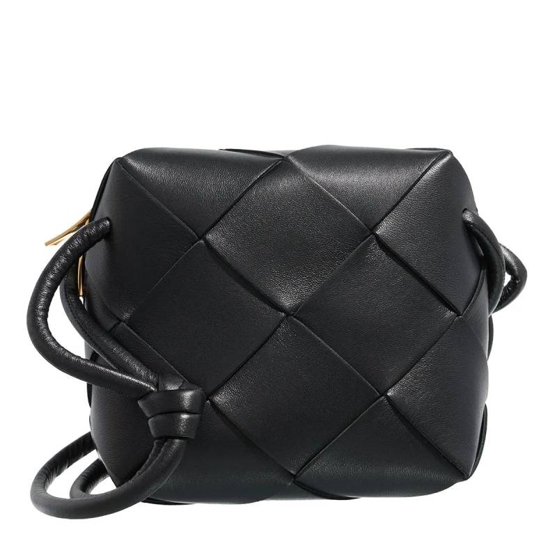 Bottega Veneta Schultertasche - Mini Cassette Camera Bag - Gr. unisize - in Schwarz - für Damen von Bottega Veneta