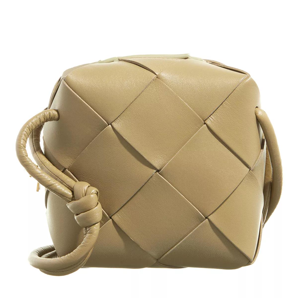 Bottega Veneta Schultertasche - Mini Cassette Camera Bag - Gr. unisize - in Taupe - für Damen von Bottega Veneta