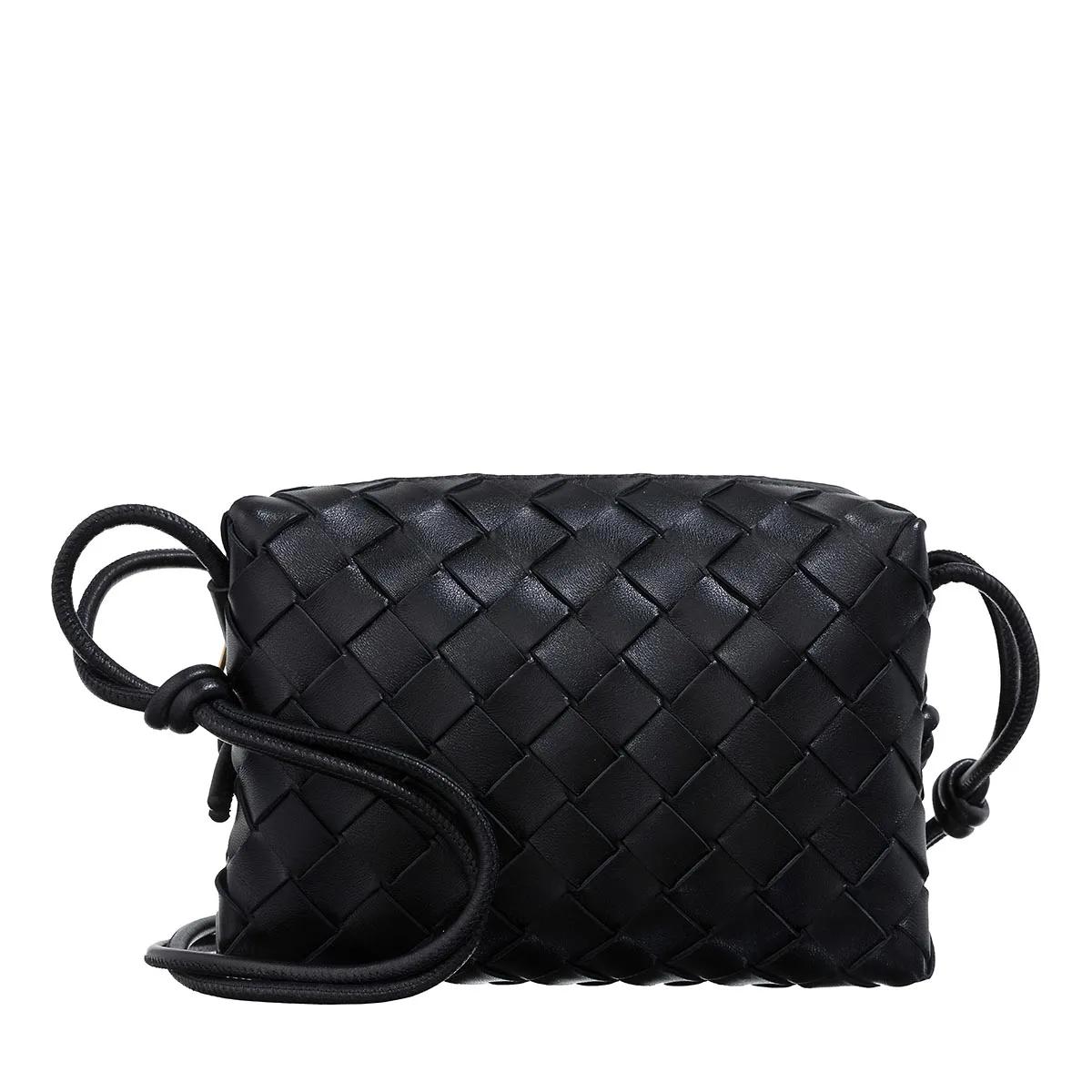 Bottega Veneta Schultertasche - Mini Loop Camera Bag - Gr. unisize - in Schwarz - für Damen von Bottega Veneta