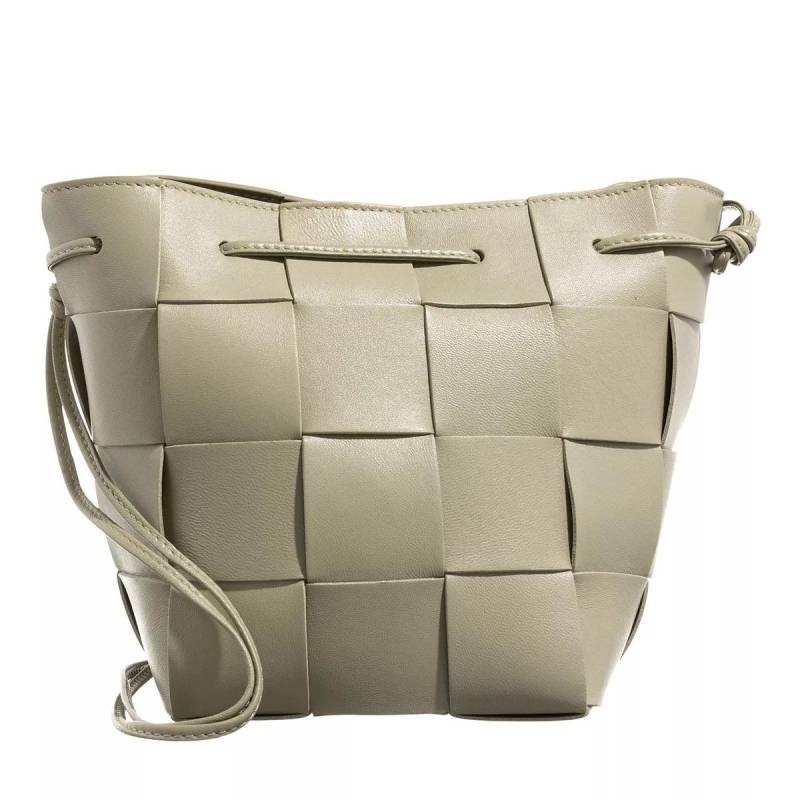 Bottega Veneta Schultertasche - Small Cassette Bucket Bag - Gr. unisize - in Grün - für Damen von Bottega Veneta