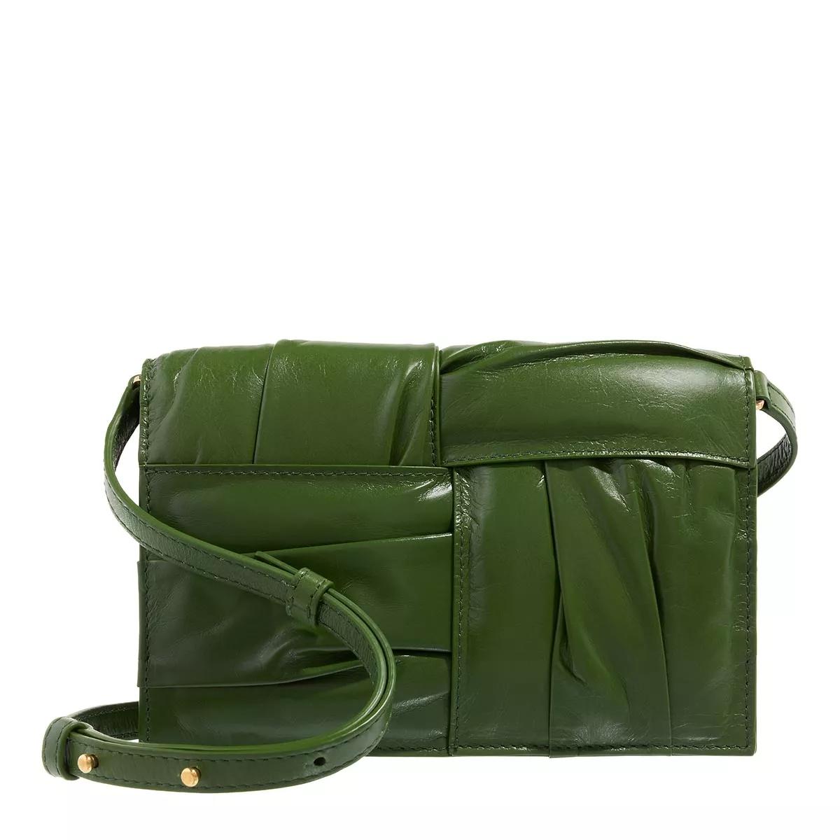 Bottega Veneta Umhängetasche - Cassette Bag In Woven Leather - Gr. unisize - in Grün - für Damen von Bottega Veneta