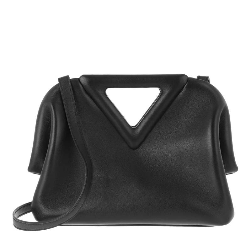 Bottega Veneta Umhängetasche - The Triangle Handle Bag Leather - Gr. unisize - in Schwarz - für Damen von Bottega Veneta