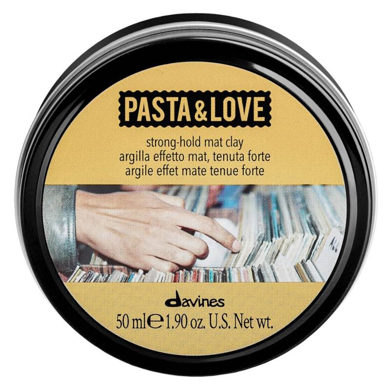 Pasta & Love - Strong Hold Mat Clay von Davines