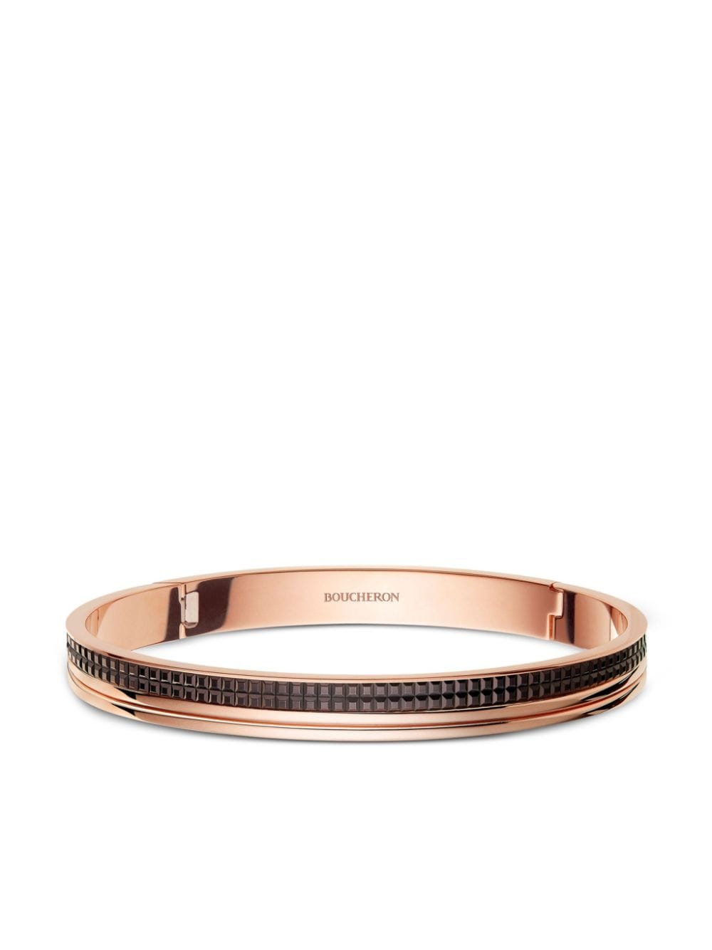 Boucheron 18kt recycled gold Quatre Classique bangle - Pink von Boucheron