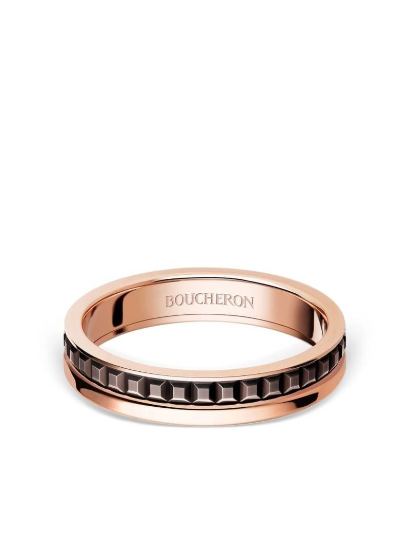 Boucheron 18kt rose gold Quatre Classique band ring - Pink von Boucheron