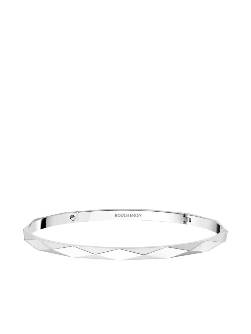 Boucheron 18kt white gold Facette bracelet - Silver von Boucheron