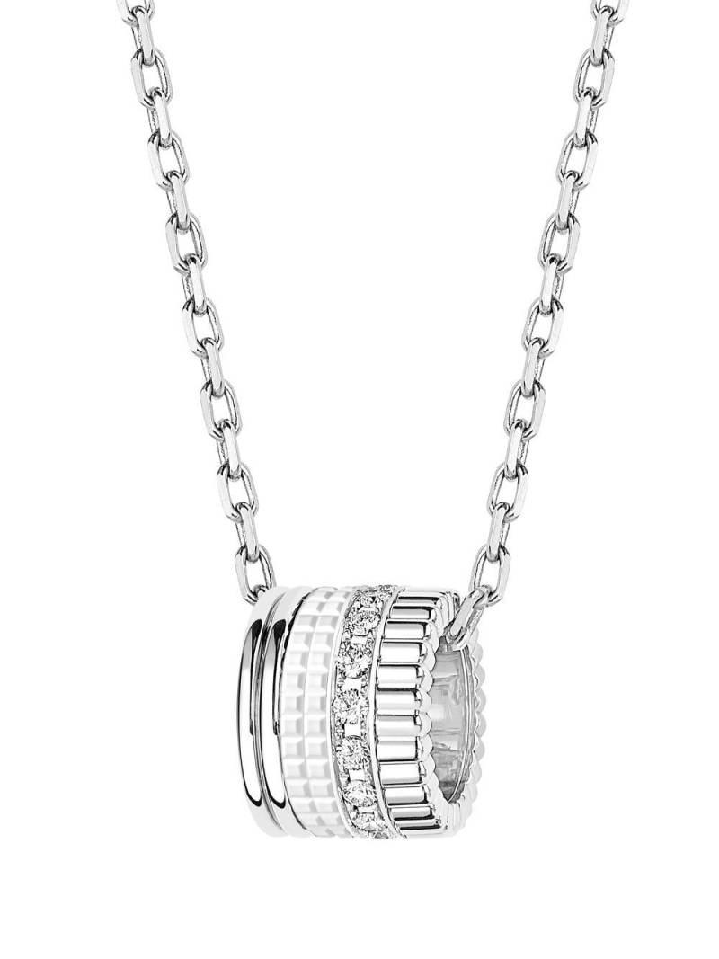 Boucheron 18kt white gold Quatre Double White Edition diamond pendant necklace - Silver von Boucheron