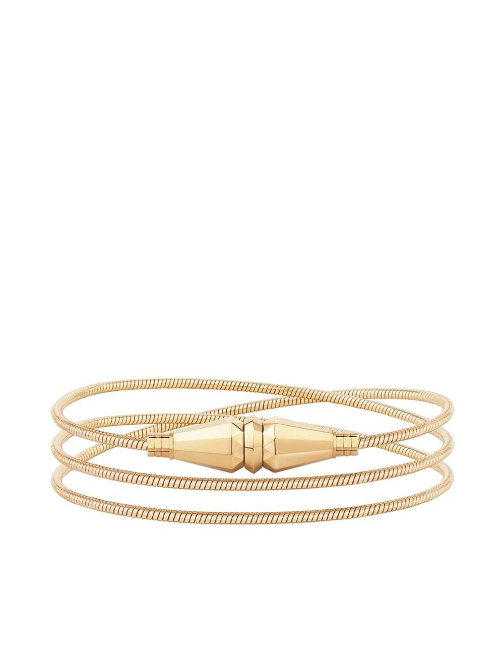 Boucheron 18kt yellow gold Jack de Boucheron triple wrap bracelet von Boucheron