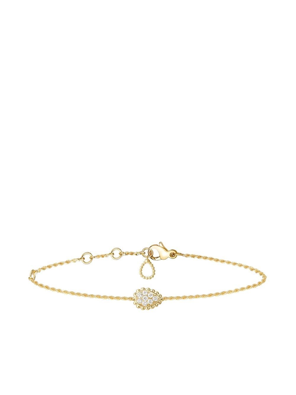 Boucheron 18kt yellow gold Serpent Bohème diamond XS motif bracelet von Boucheron