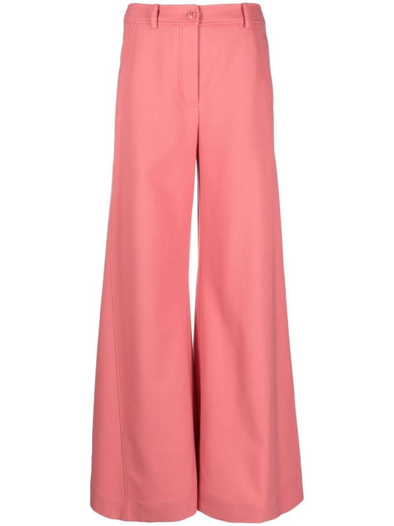 Boutique Moschino high-waisted flared trousers - Pink von Boutique Moschino