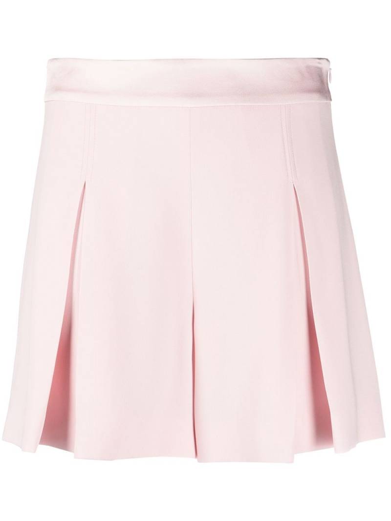 Boutique Moschino inverted-pleat detail shorts - Pink von Boutique Moschino