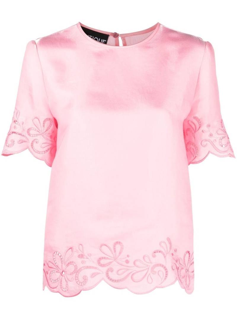 Boutique Moschino lace-detail top - Pink von Boutique Moschino